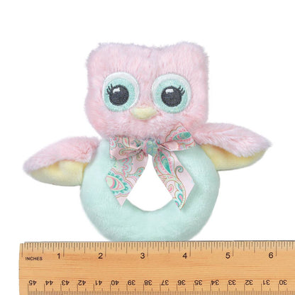 Hoots Pink Owl Ring Rattle