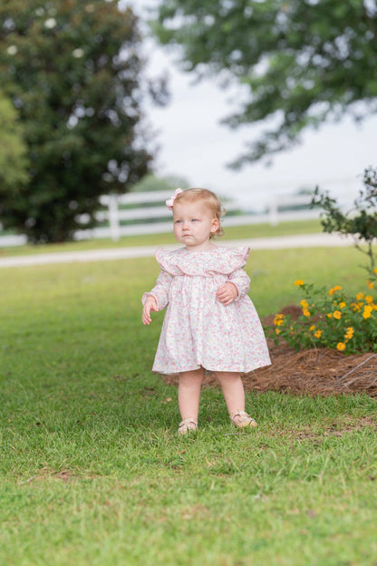 Layla Light Pink Floral Kid's Bloomer Set