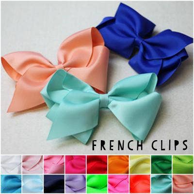 Classic Oversized Grosgrain Hair Bow