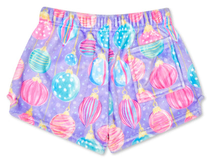 Dazzling Ornaments Plush Shorts