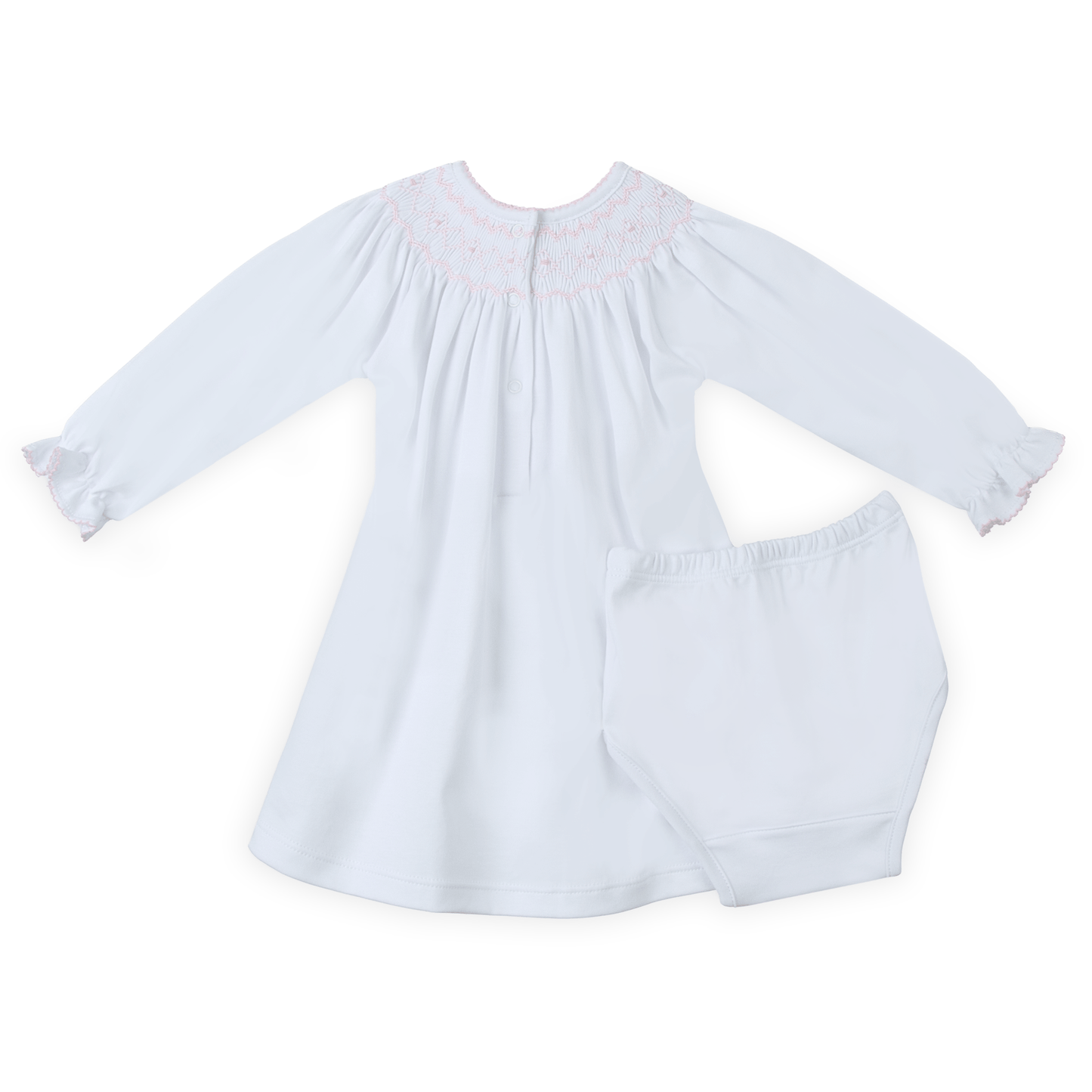 Lizzie's Classics Bishop Long Sleeve Dress - Pink