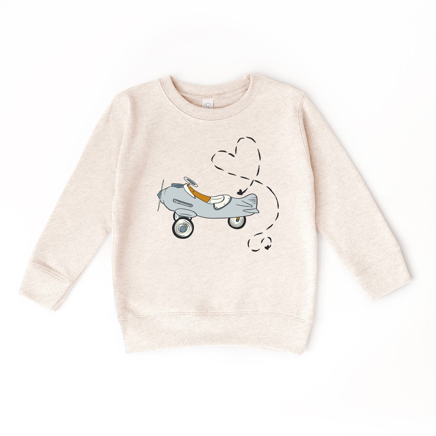 "Love is in the Air" Airplane Valentine Day Kids sweatshirt