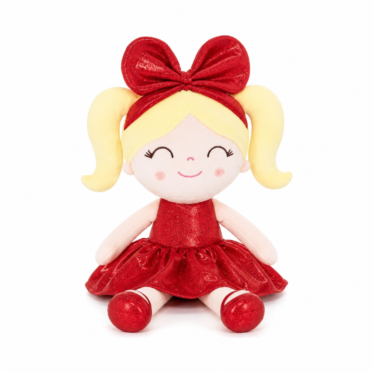 Red Shimmer Holiday Keepsake Doll