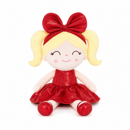 Red Shimmer Holiday Keepsake Doll