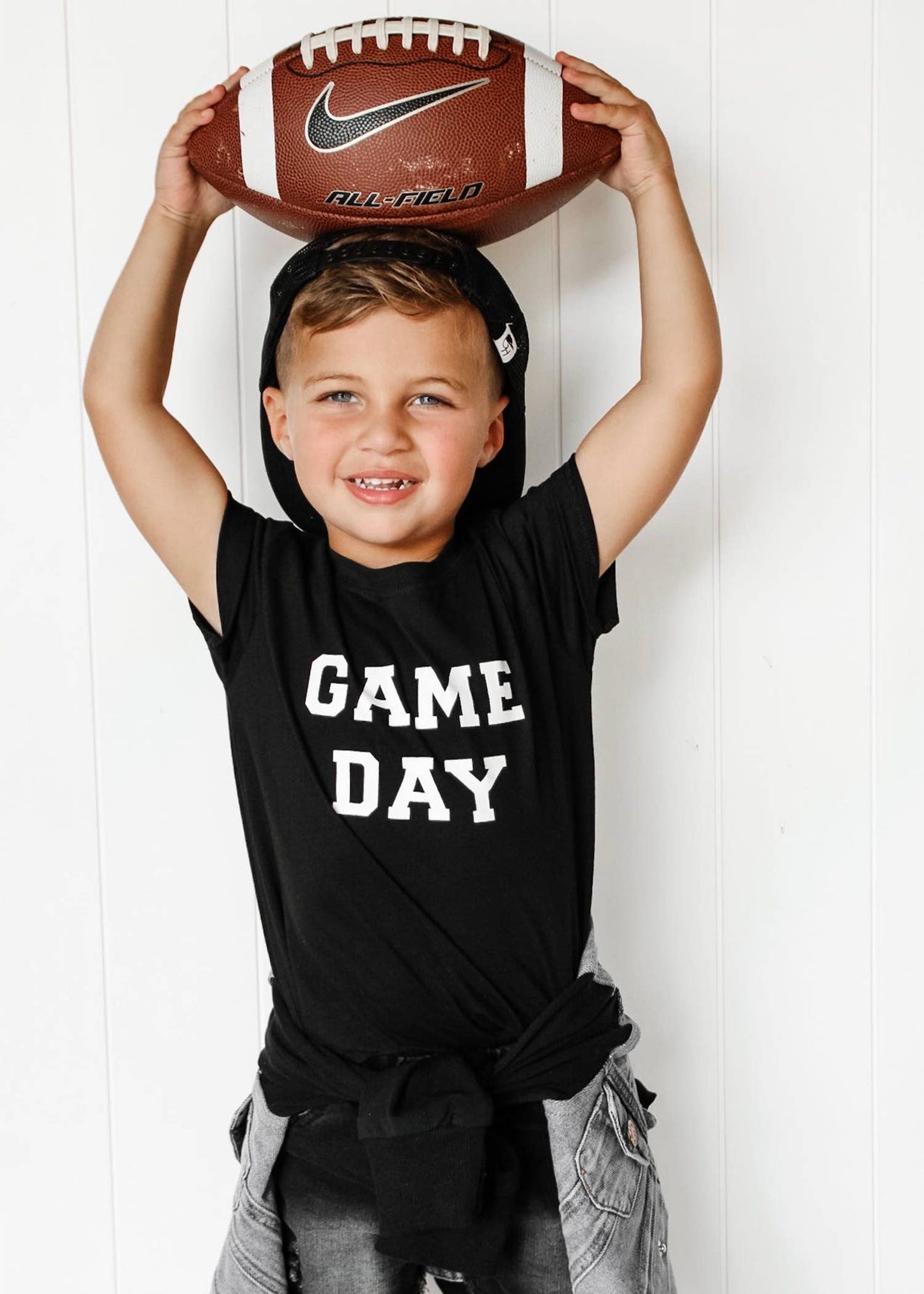 Game Day Kids Football Tee