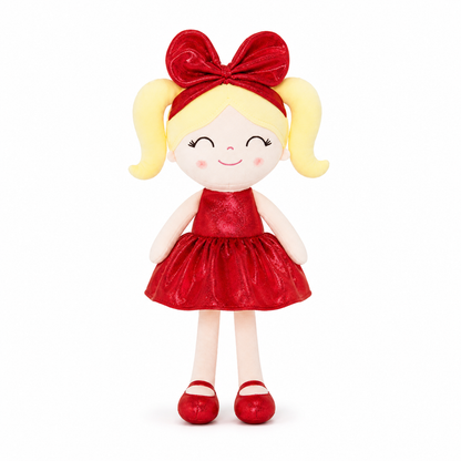 Red Shimmer Holiday Keepsake Doll
