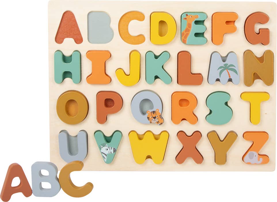 Safari Themed ABCs Letter Puzzle