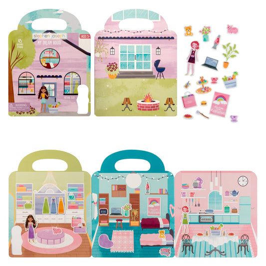 Dream House Reusable Stickers