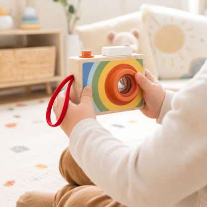 Wooden Camera Toddler Toy