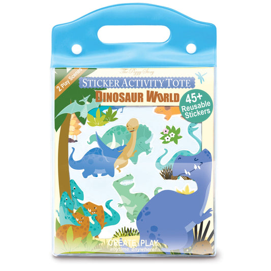 Dinosaur World Reusable Sticker Activity Tote