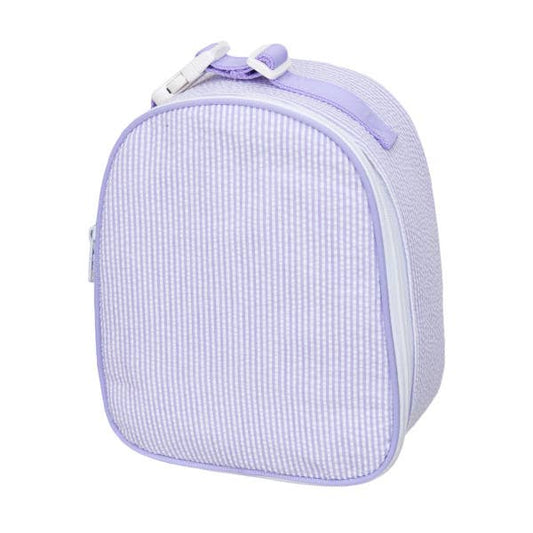 Lilac Seersucker Lunchbox