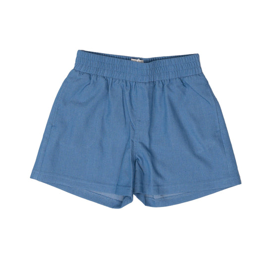 Chambray Twill Kids Shorts