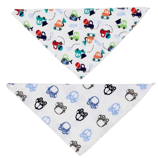 Transportation Bandana Bibs