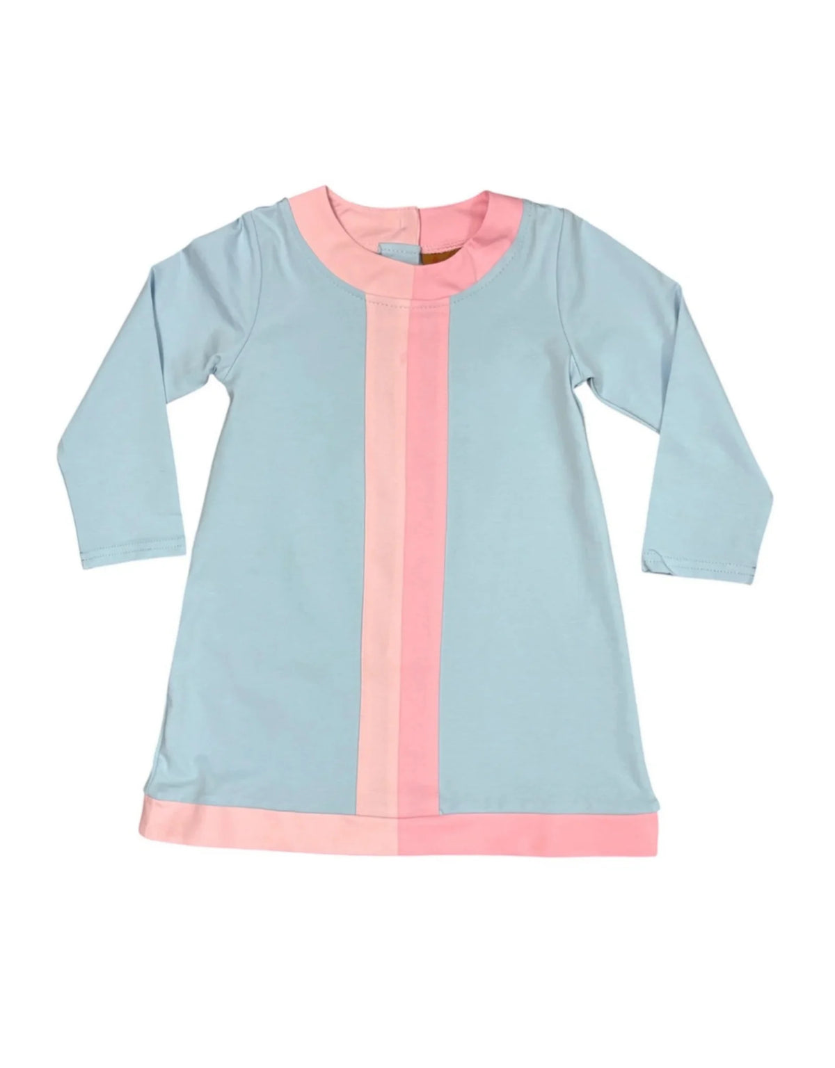 Blue & Pink Block Dress