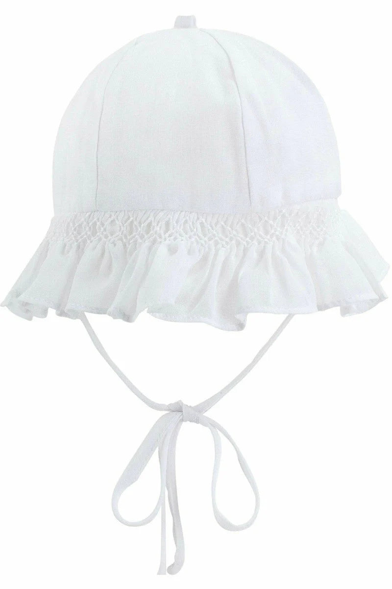 Special Occasion Voile Dress with Bonnet