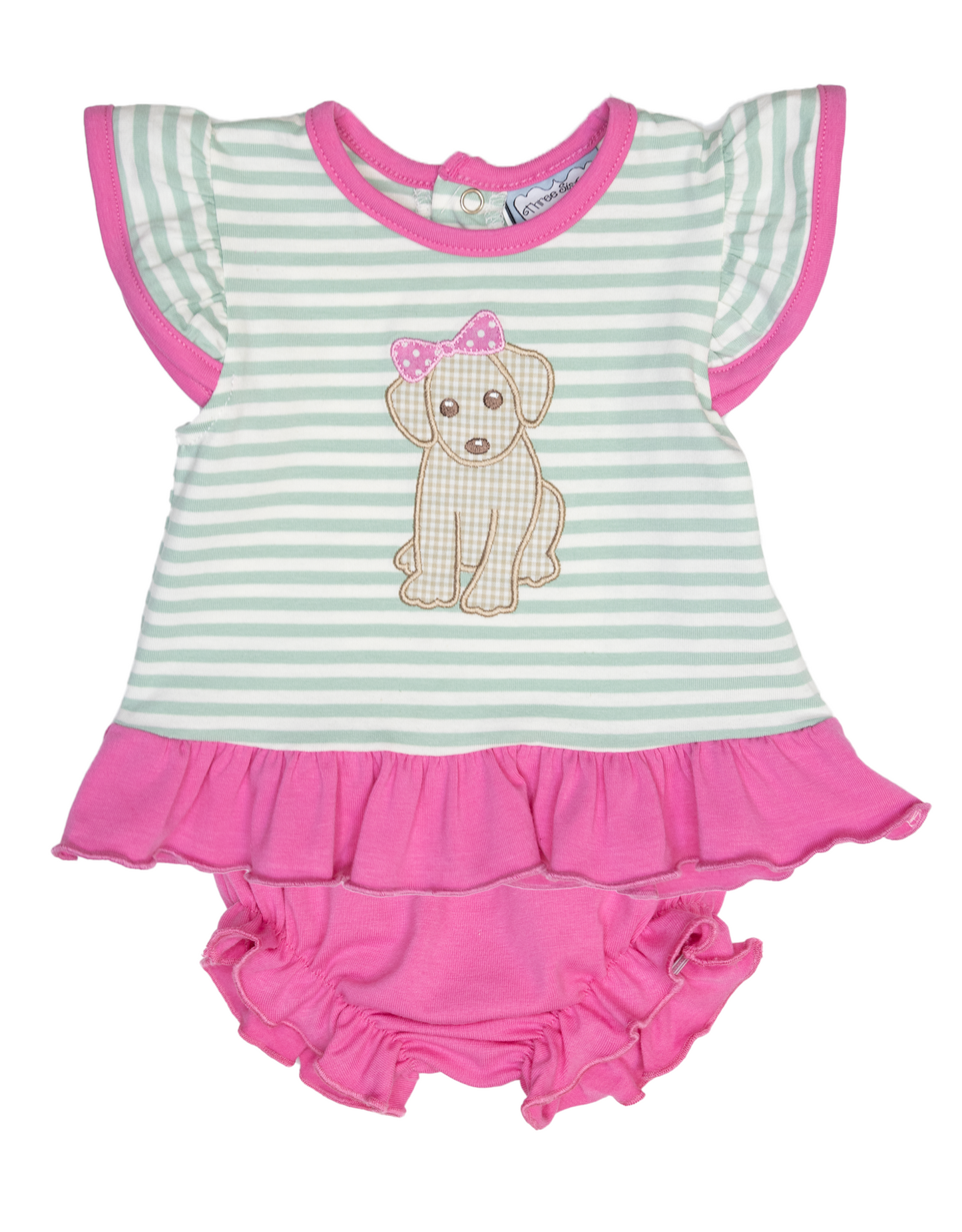 Puppy Applique Bloomer Set