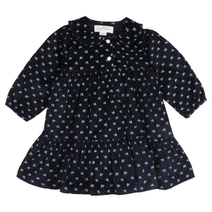 Twilight Bloom Corduroy Dress