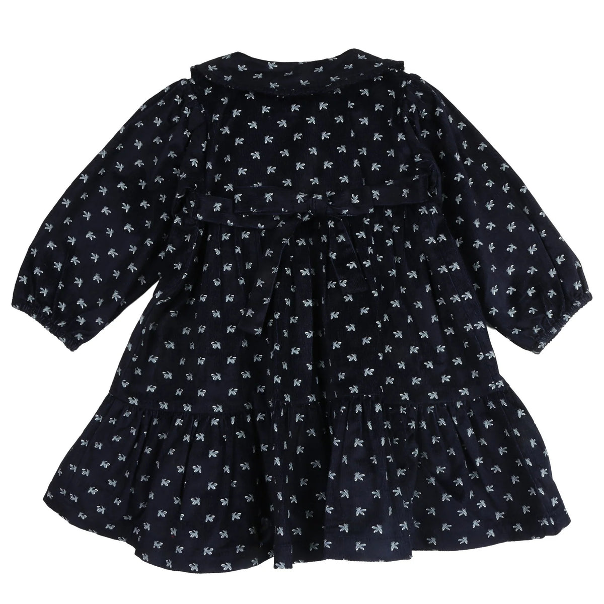 Twilight Bloom Corduroy Dress