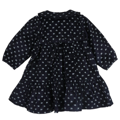 Twilight Bloom Corduroy Dress
