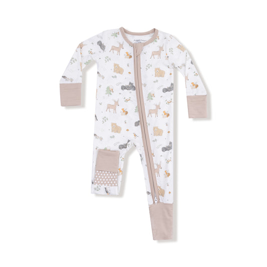 Woodland Babies Zipper Romper