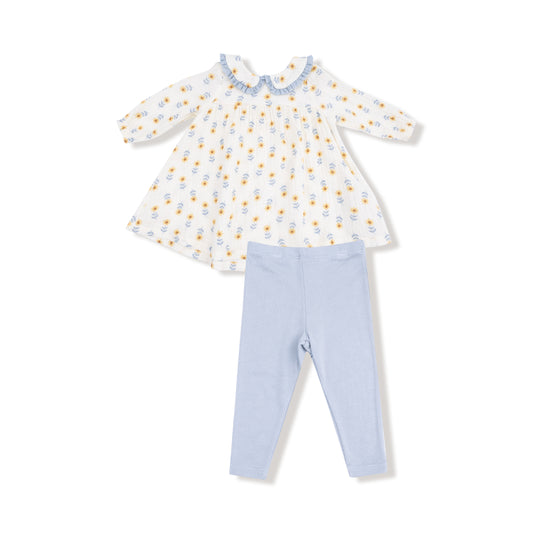 Western Sunflower Leggings Set - Baby