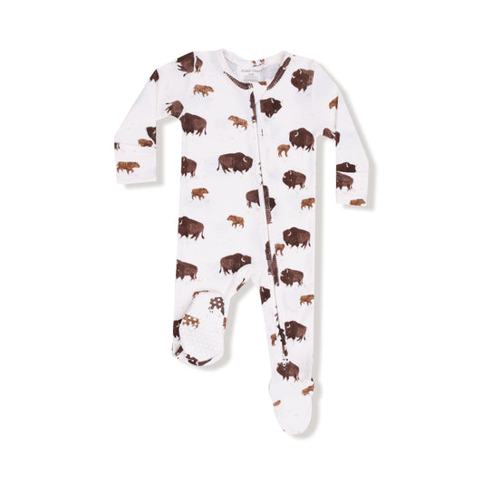 Bison Zipper Footie