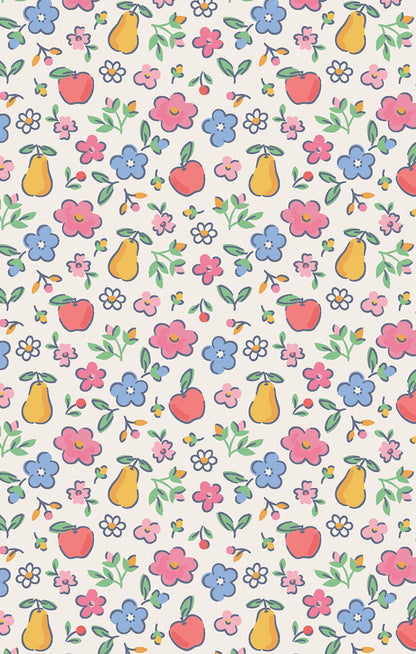 Fall Fruit Floral Romper
