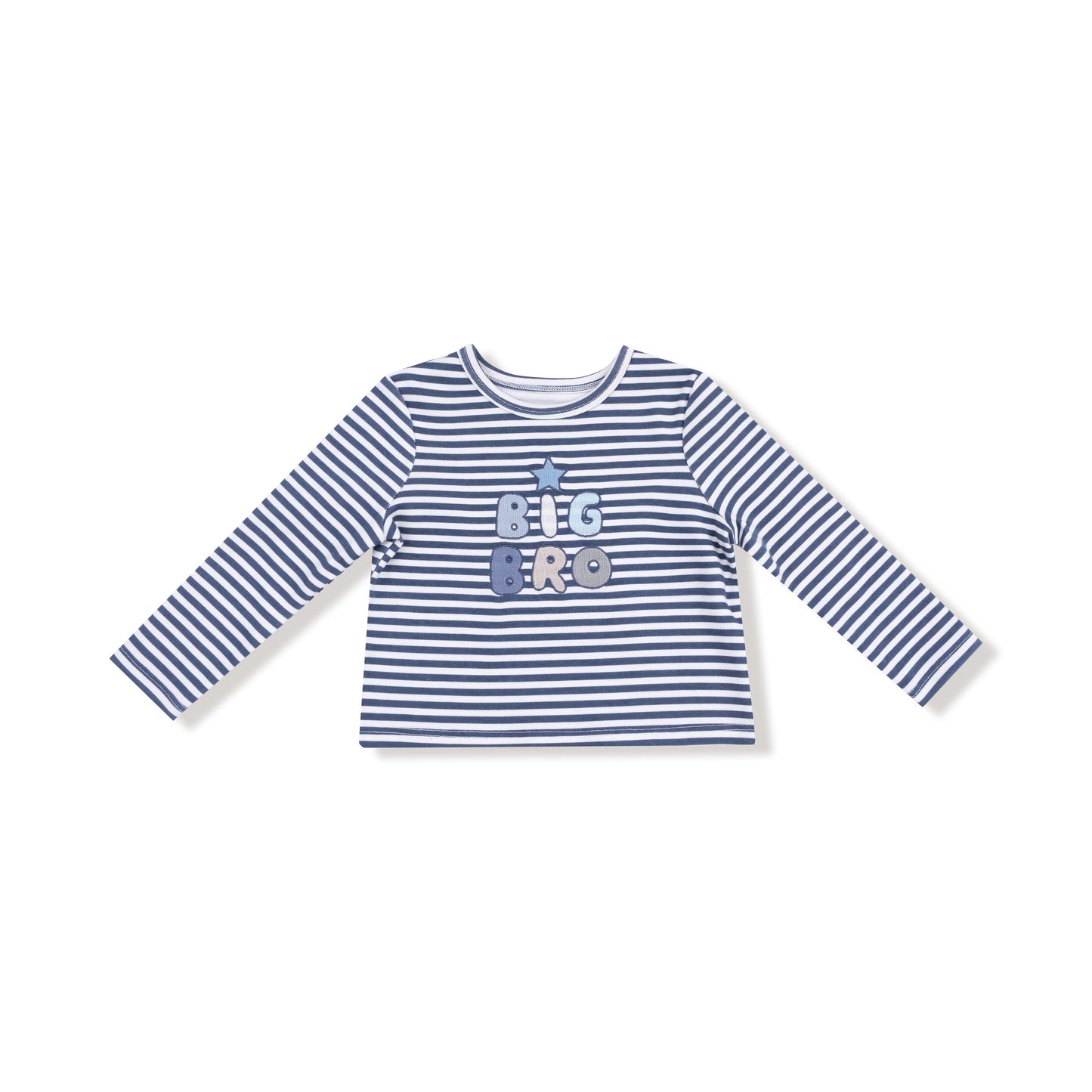 Big Bro Embroidered Striped Shirt