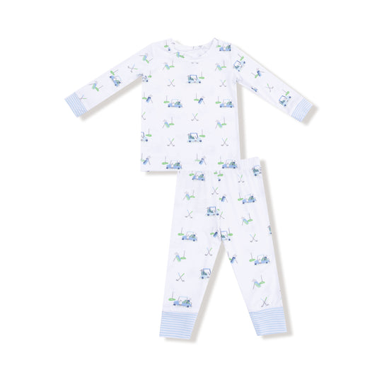 Blue Golf Carts Loungewear Set