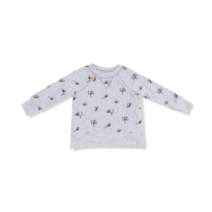 Football Field Goal Raglan Sweatshirt And Jogger Set