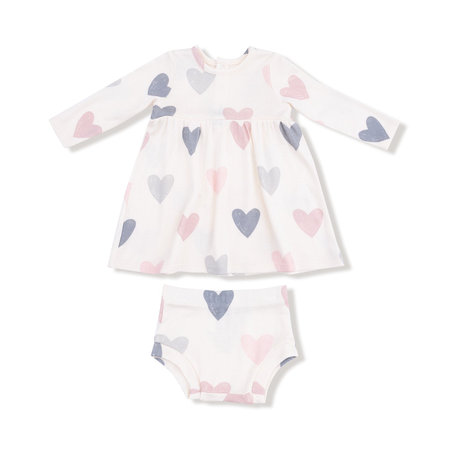 Hearts Dress & Bloomer Set
