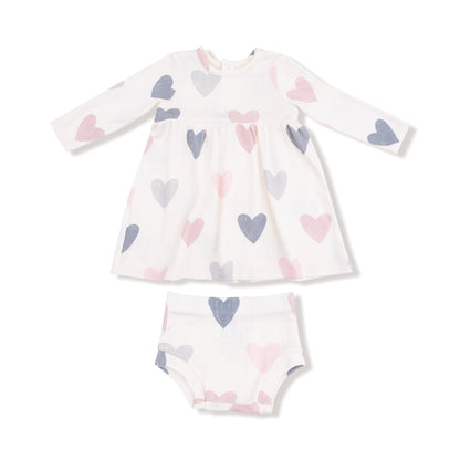 Hearts Dress & Bloomer Set
