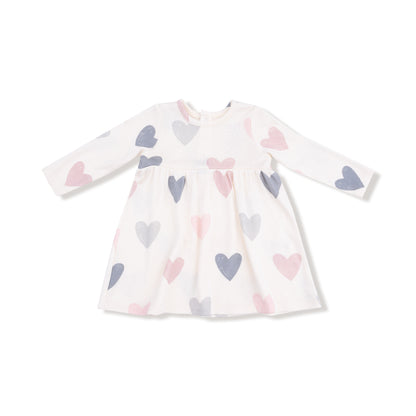 Hearts Dress & Bloomer Set