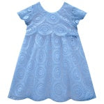 Blue Crochet Dress