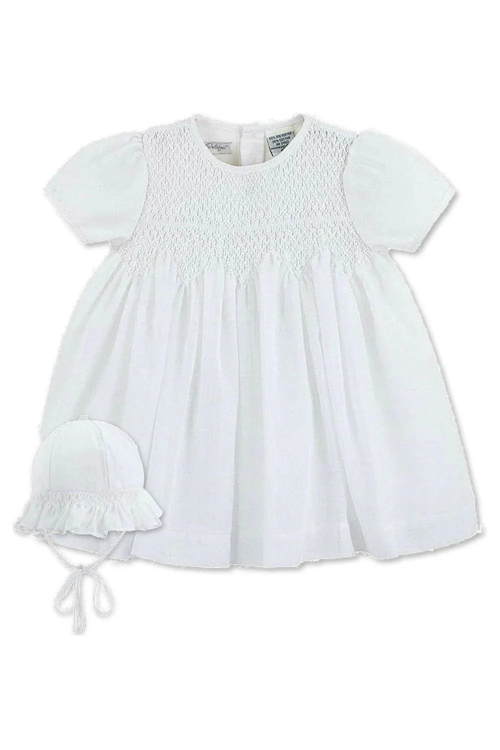 Special Occasion Voile Dress with Bonnet