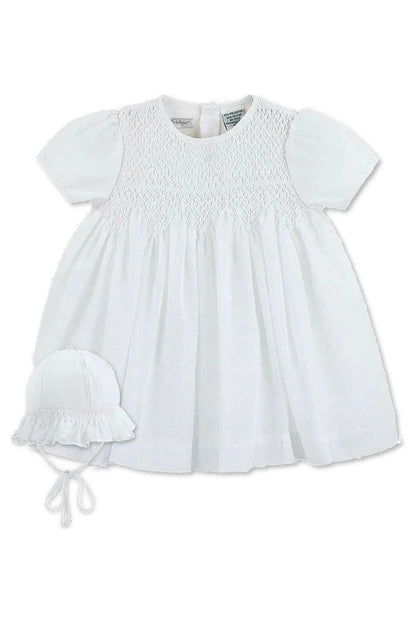 Special Occasion Voile Dress with Bonnet